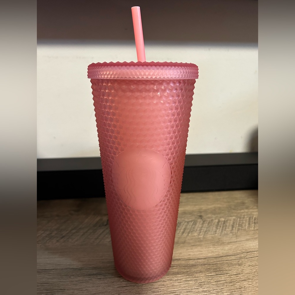 Starbucks 2022 Valentine Pink Lemonade Studded 24oz. Venti Cold Cup